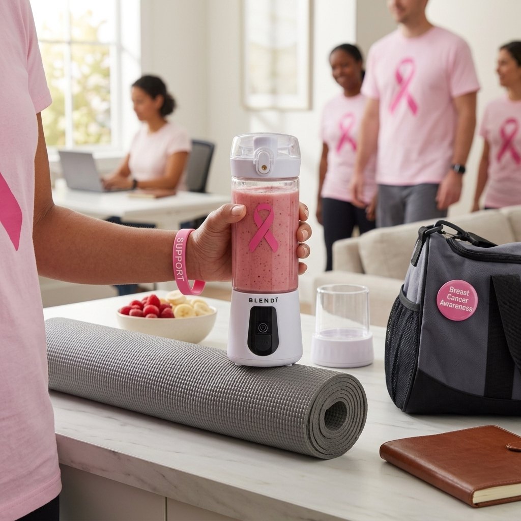 Pro+ Breast Cancer Awareness Edition Portable Blender (17oz)