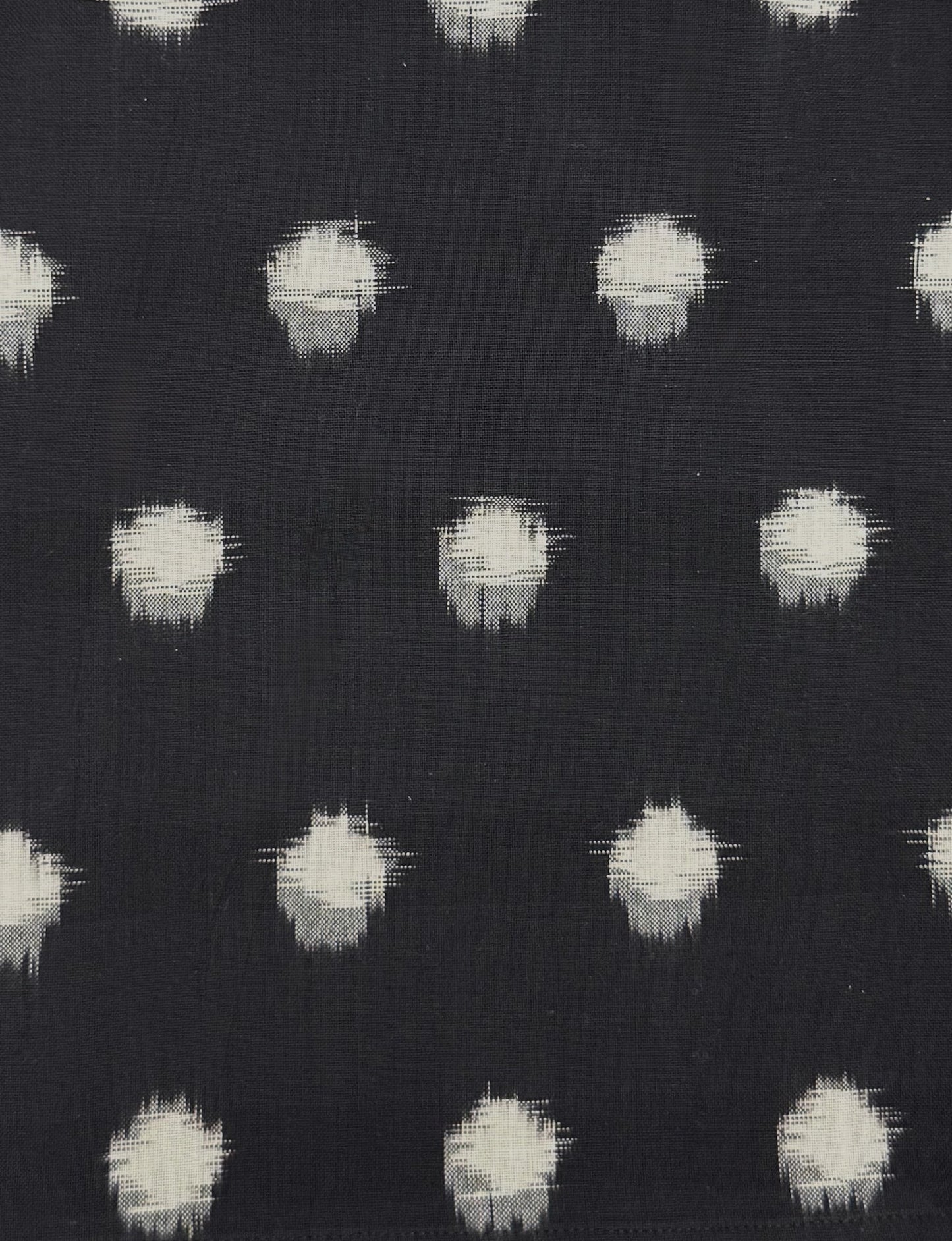 Black and White Polka Dot Organic Cotton Skirt