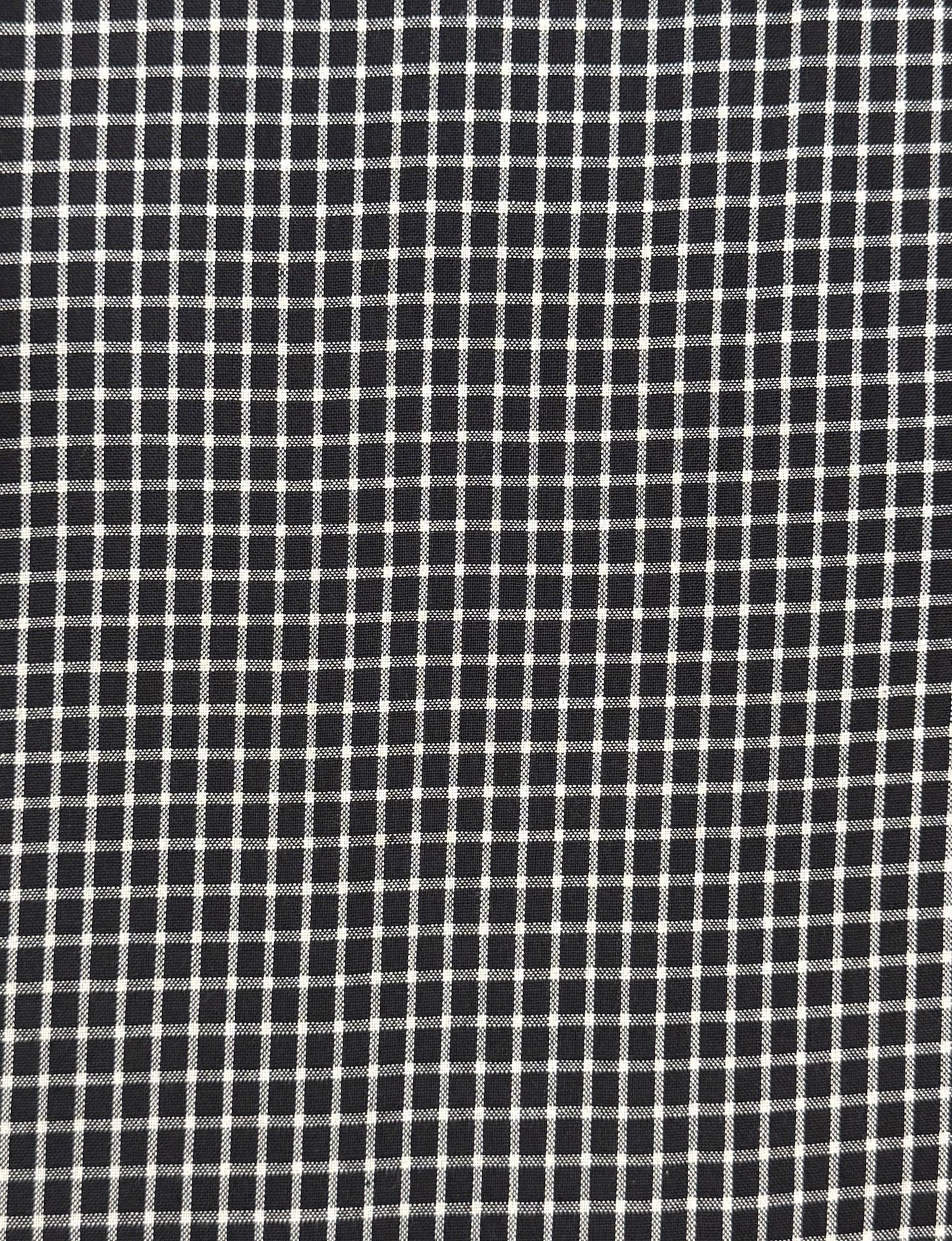 Black Gingham Organic Cotton Fit & Flare Dress - Pre-Order