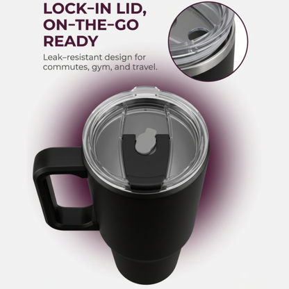 Steel (21oz) Promo 180W Insulated Portable Blender