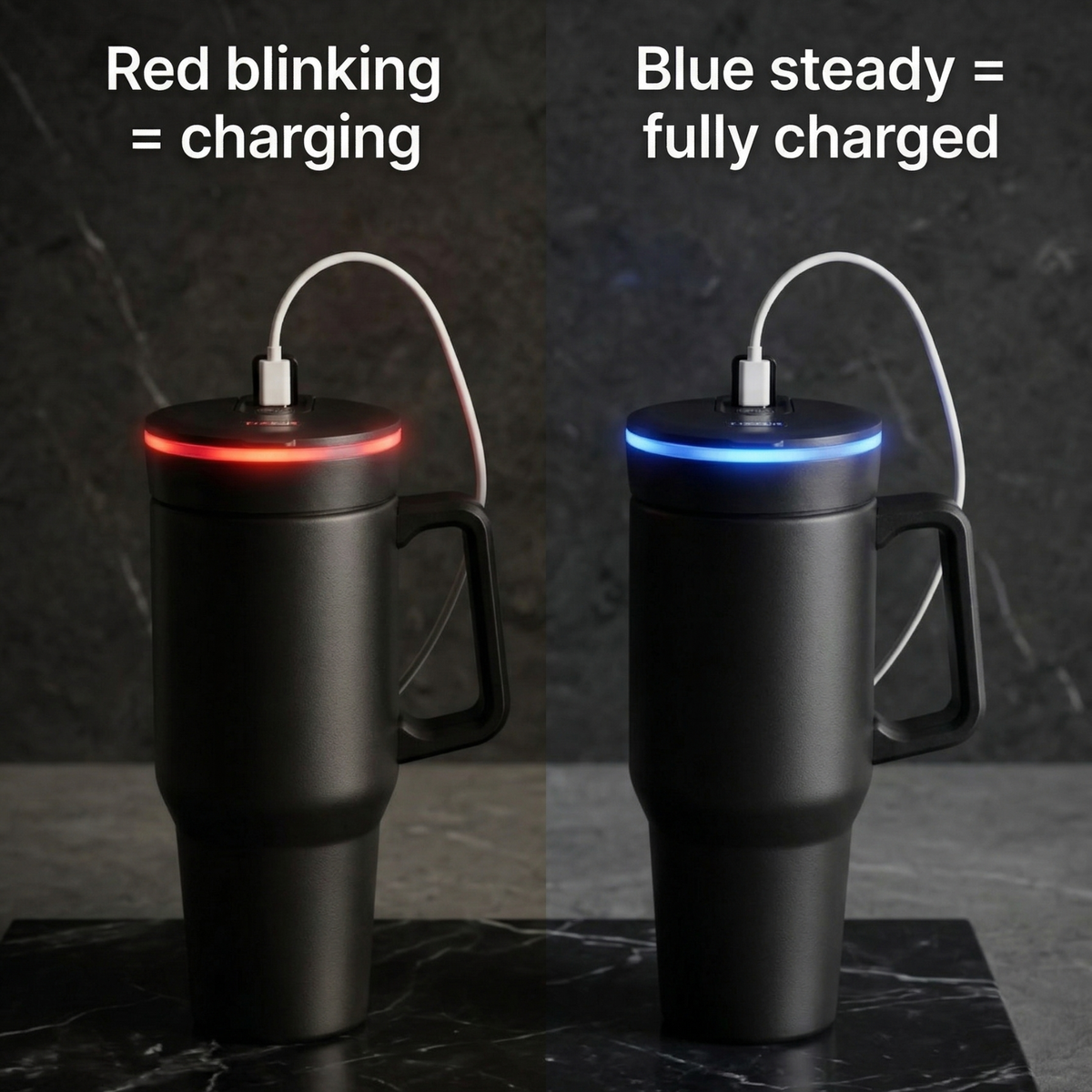 Steel (21oz) Promo 180W Insulated Portable Blender
