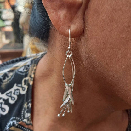 Blossom Out Sterling Silver Earrings