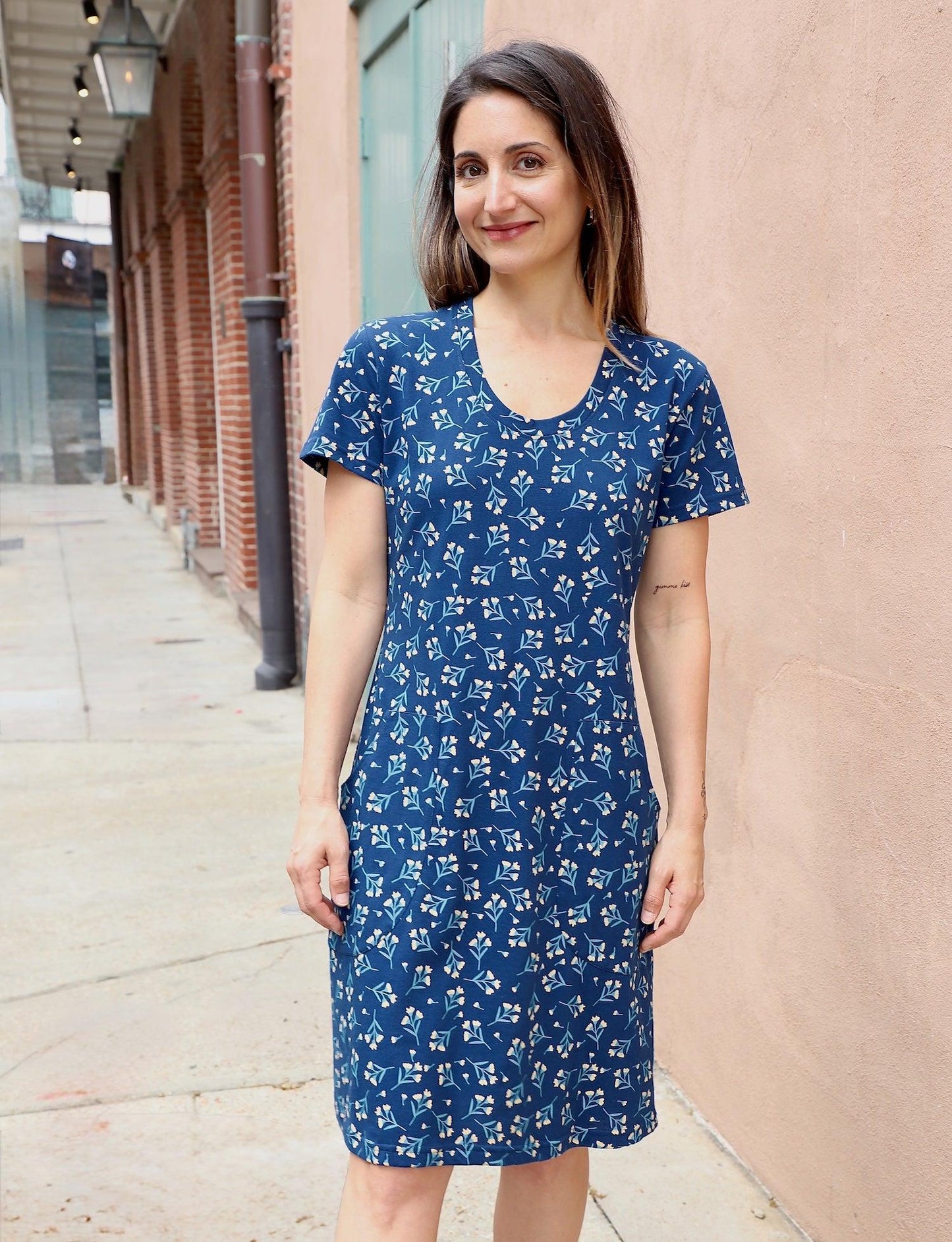Blue Meadow Organic Dress