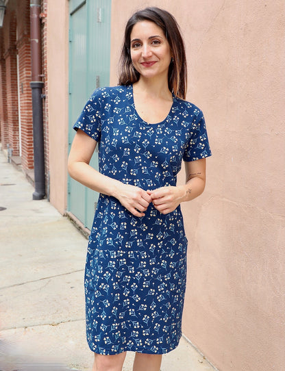 Blue Meadow Organic Dress