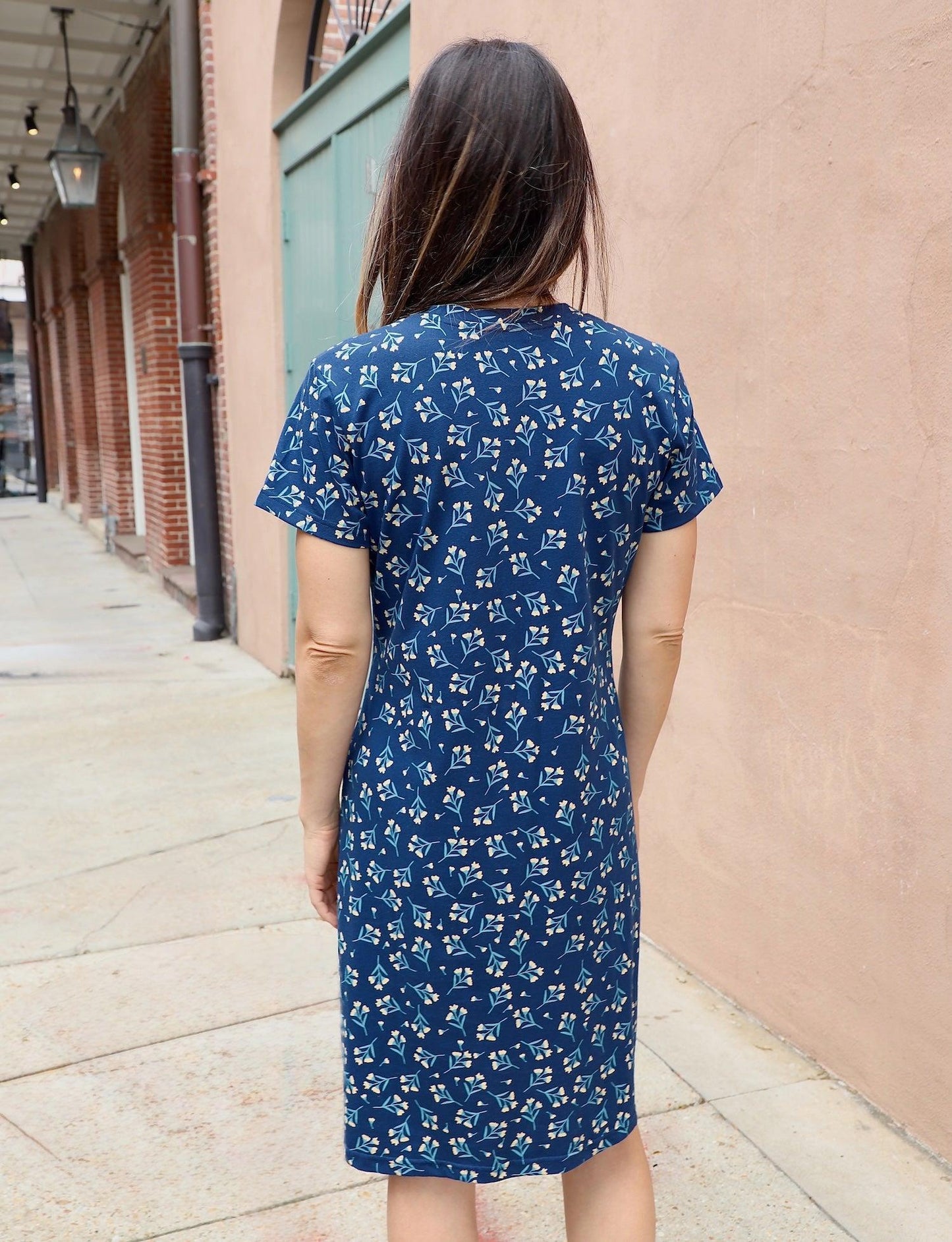 Blue Meadow Organic Dress