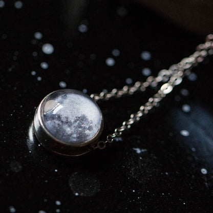 My Moon Custom Slide Pendant Necklace