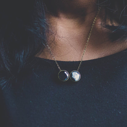 My Moon Custom Slide Pendant Necklace