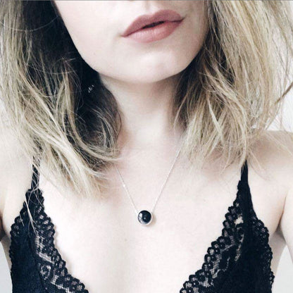 My Moon Custom Slide Pendant Necklace
