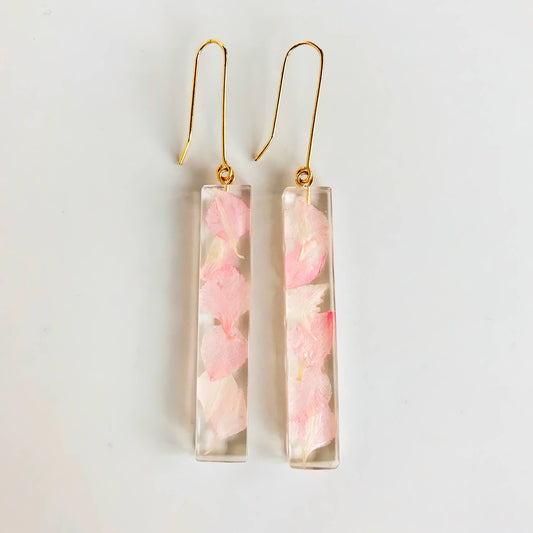 Sakura Cherry Blossom Resin Earrings