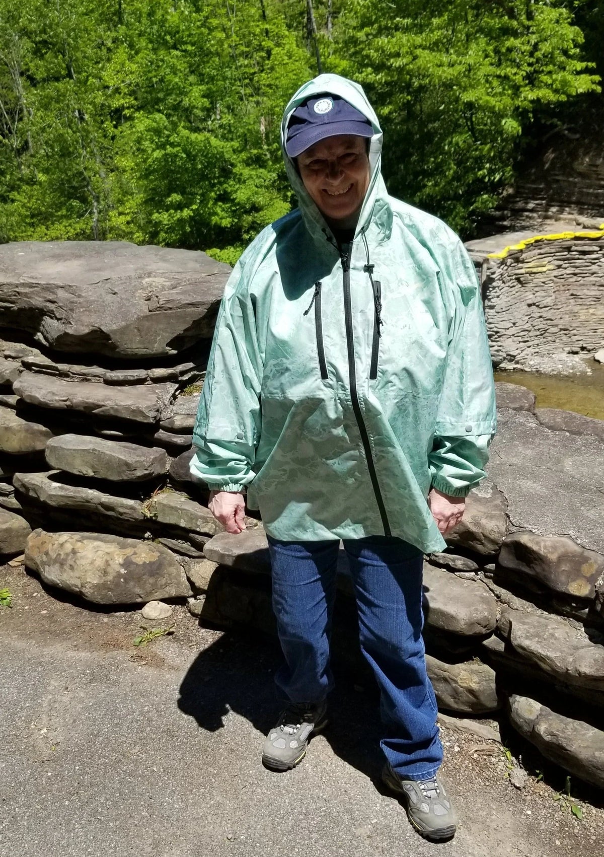 Brella Light Green Unisex Rain Jacket