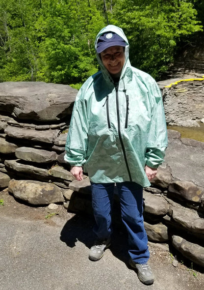 Brella Light Green Unisex Rain Jacket