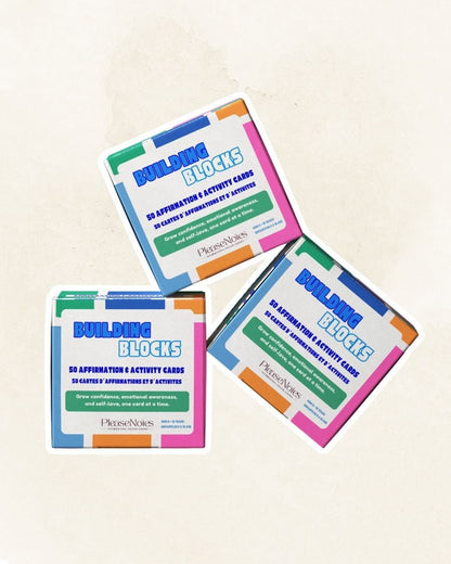 Building Blocks Kids Affirmation Card Deck for Building Confidence and Emotional Skills