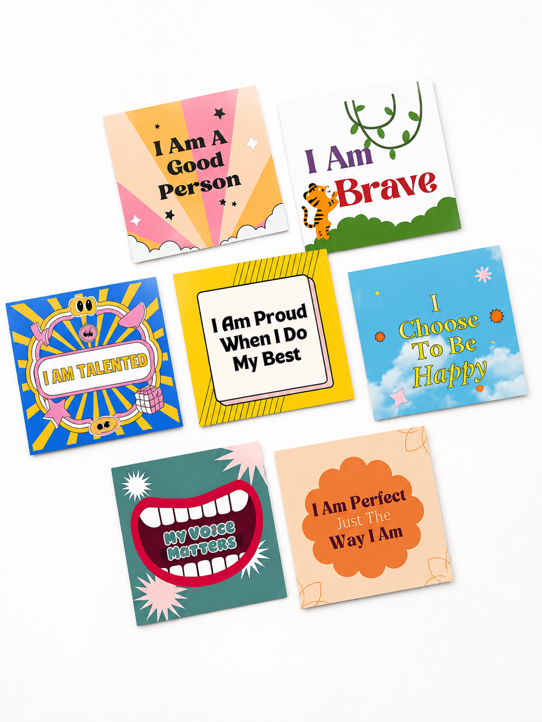 Building Blocks Kids Affirmation Card Deck for Building Confidence and Emotional Skills