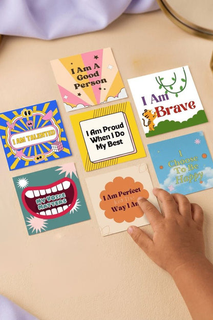 Building Blocks Kids Affirmation Card Deck for Building Confidence and Emotional Skills
