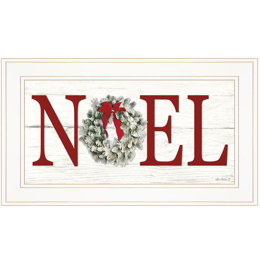 'Christmas Noel' by Lori Deiter, Ready to Hang Framed Print, White Frame