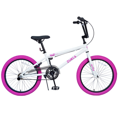 Freestyle Kids Bike 20 Inch Single Speed Children's Bicycle for Boys Girls Age 7+ Years
