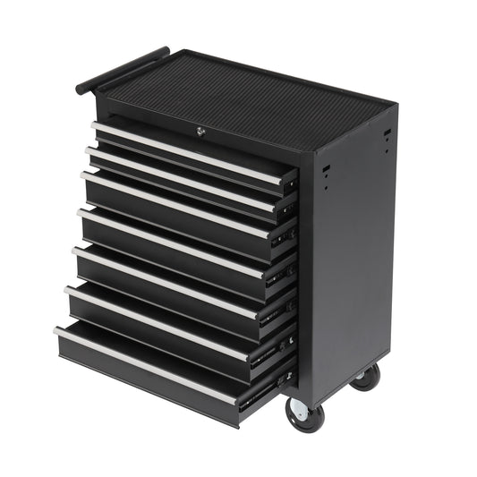 7-Drawer Rolling Tool Chest with Wheels, Multifunctional Tool Box and Storage Cabinet for Garage, Workshop, or Repair Shop