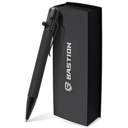 Carbon Fiber and Stainless Steel - Bolt Action Pen by Bastion®