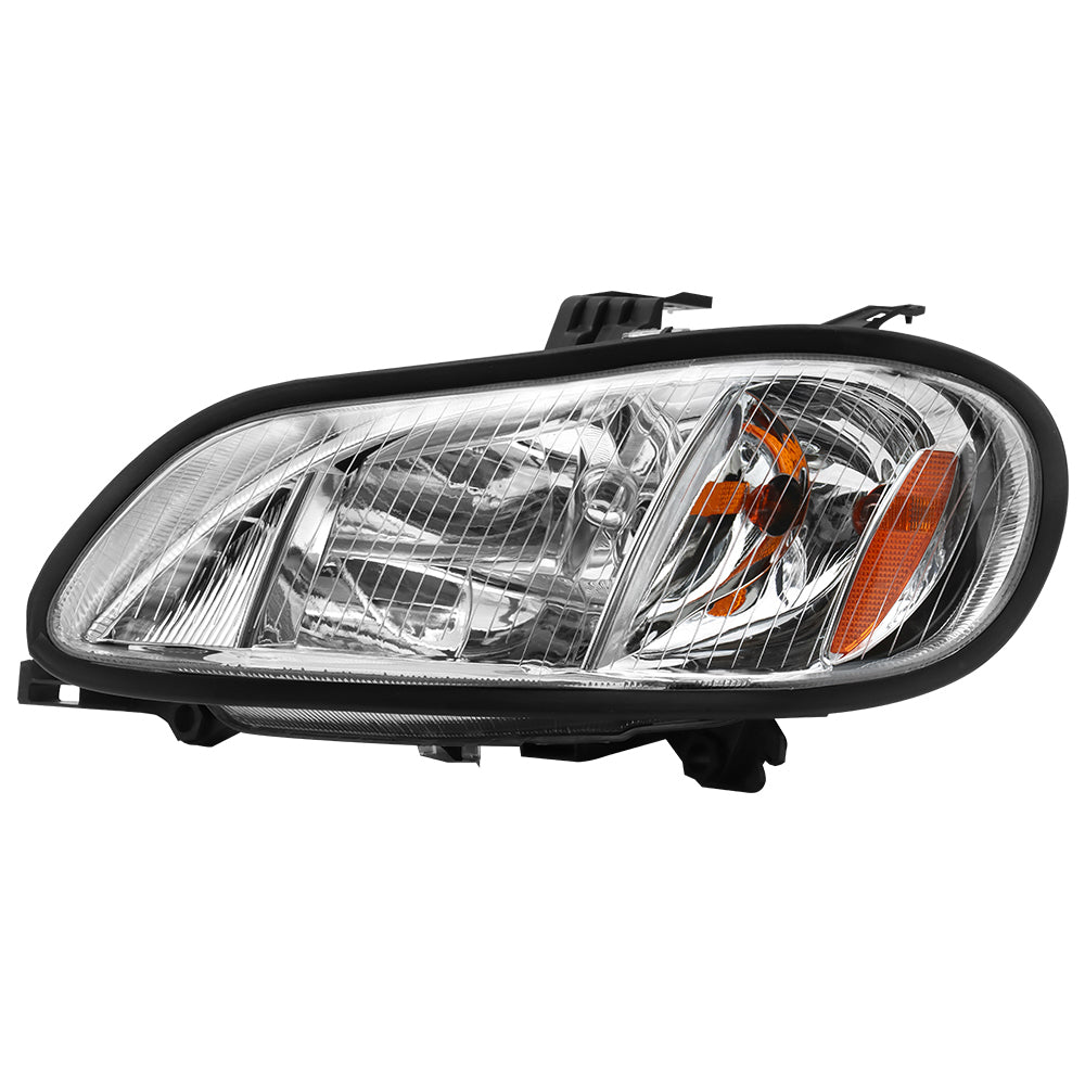 Headlight Assembly Compatible With Freightliner M2 2004-2013 Chrome Driver Side