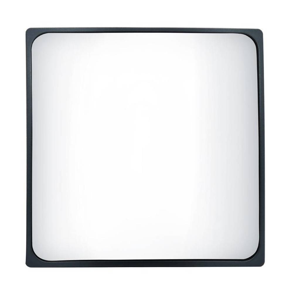 Chrome Square Convex Hood Mirror Head Compatible With International 2008-2018 1Pcs