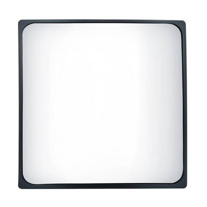 Chrome Square Convex Hood Mirror Head Compatible With International 2008-2018 1Pcs