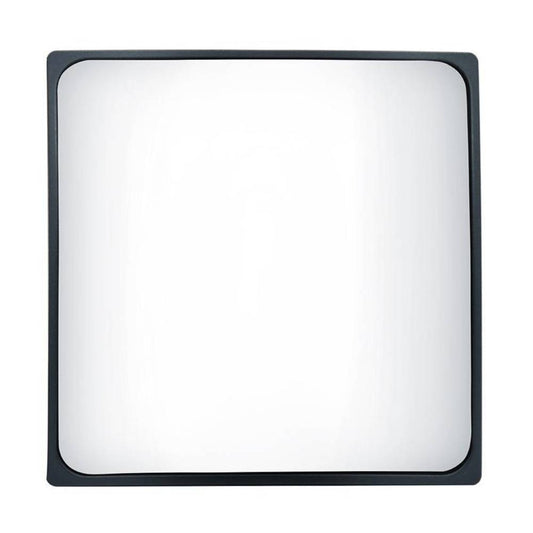 Chrome Square Convex Hood Mirror Head Compatible With International 2008-2018 1Pcs