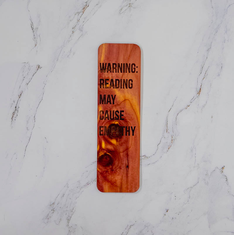 Wooden Bookmark | Reading Causes Empathy