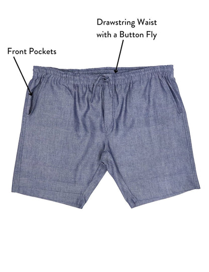 Chambray Men's Shorts