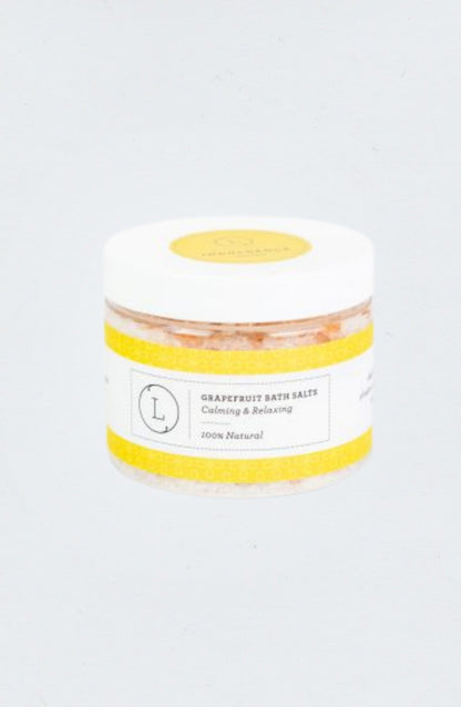 Grapefruit Bath Salts – Dead Sea, Epsom & Himalayan Soak