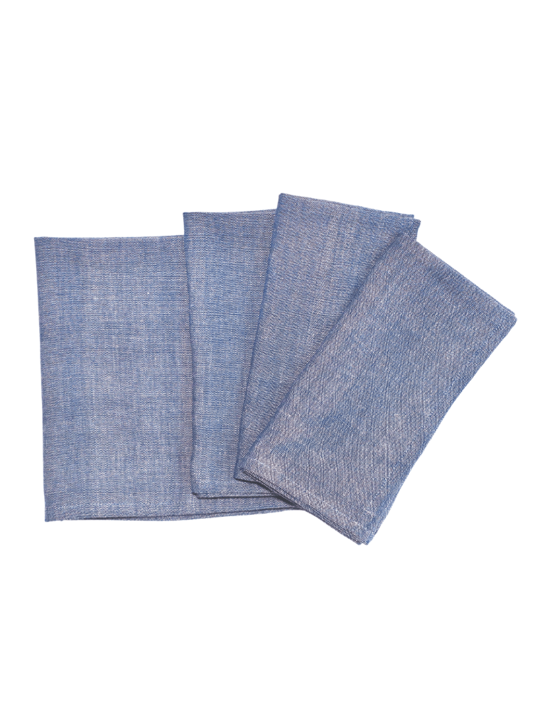 Cloth Napkins- Chambray - Set of 4