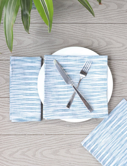 Cloth Napkins- Light Blue - Set of 4