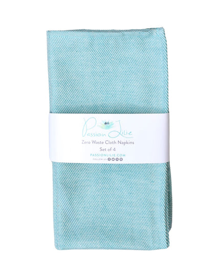 Cloth Napkins- Mint - Set of 4