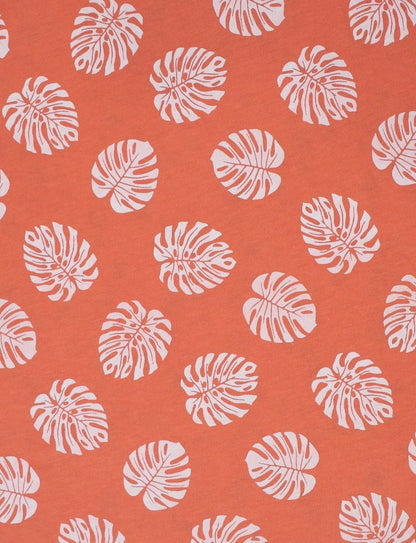 Coral Cabana Organic Dress