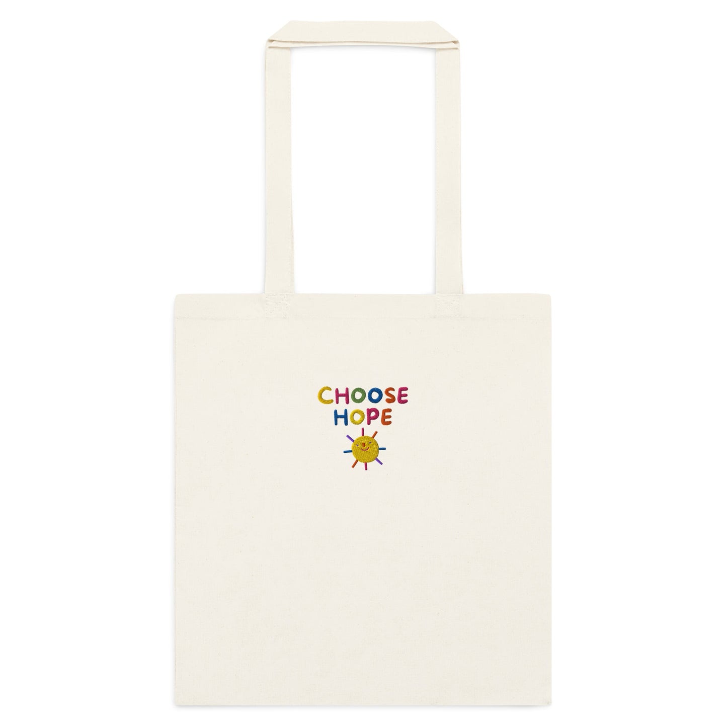 Choose Hope Embroidered Tote