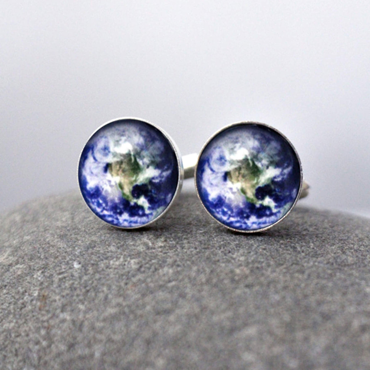 Galaxy Cufflinks - Space, Planet, Nebula, Star Accessories