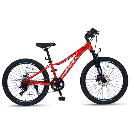Mountain Bike for Girls and Boys Mountain 24 inch shimano 6-Speed bike