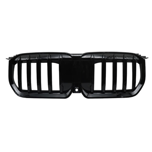 For BMW X1 U11 U12 2023-24 Glossy Black Front Bumper Kidney Grille Engine Grill