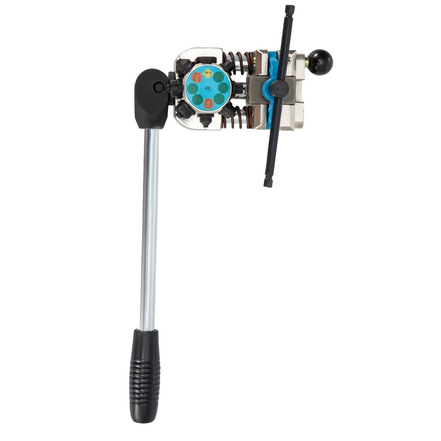 Brake Line Flaring Tool, 45 Degree Single, Double, and Bubble Flares for 3/16', 1/4', 5/16' and 3/8' Tube Size, Suitable for Soft Metal of Copper Lines