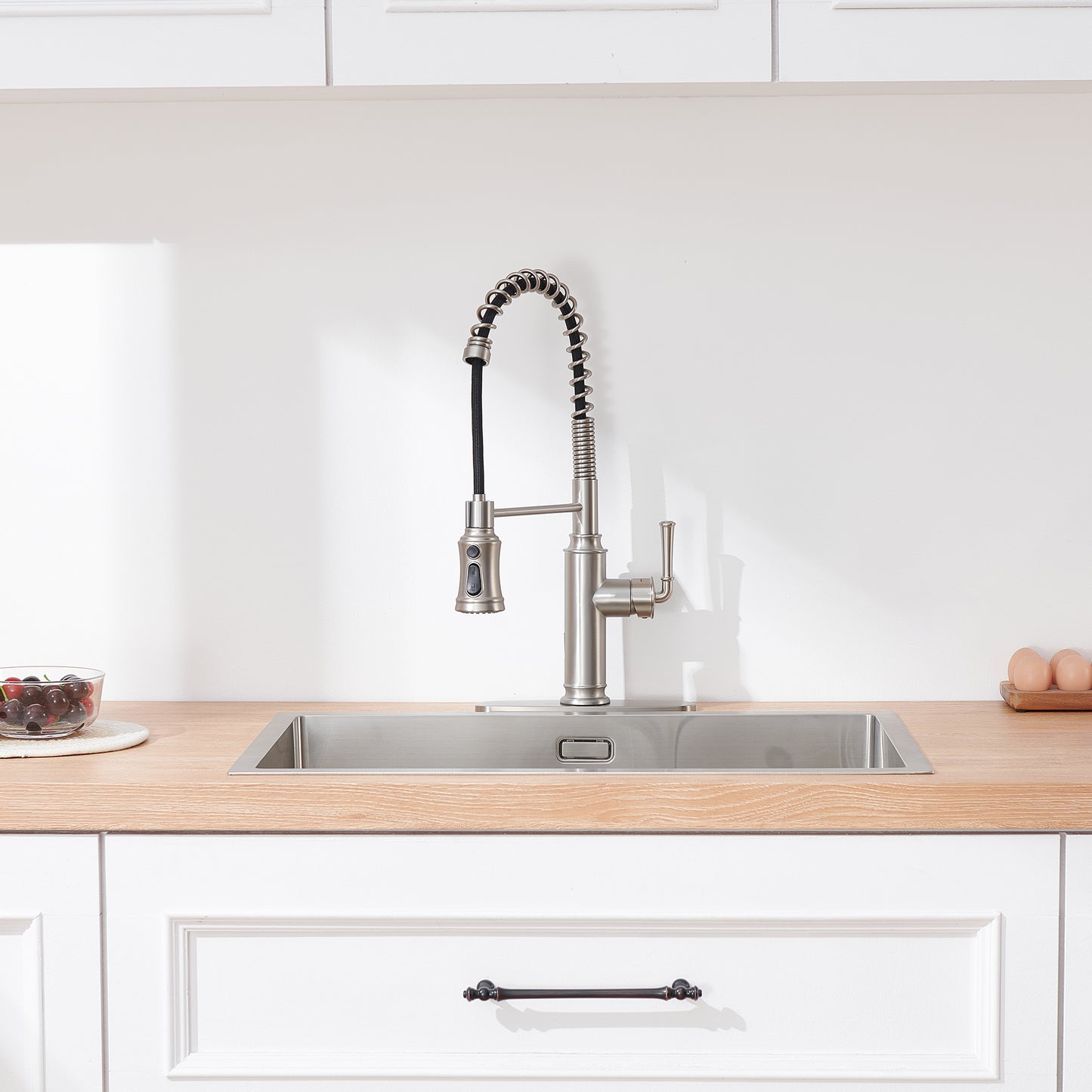 Modern Touchless Infrared Sensor Kitchen Faucet: Sleek Stainless Steel Hands-Free Design for Water-Saving & Hygienic Cooking
