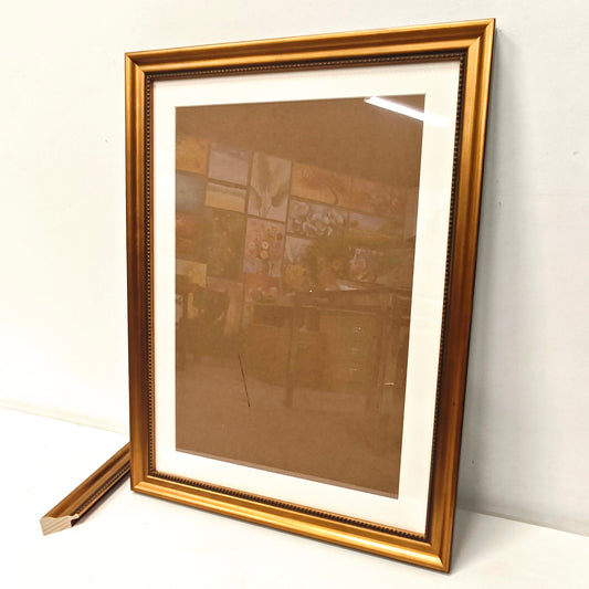 18x24 Inches Solid Wood Picture Frame – Replaceable Canvas Art Frame with Organic Glass, Elegant Framed Wall Decor for Living Room and Bedroom