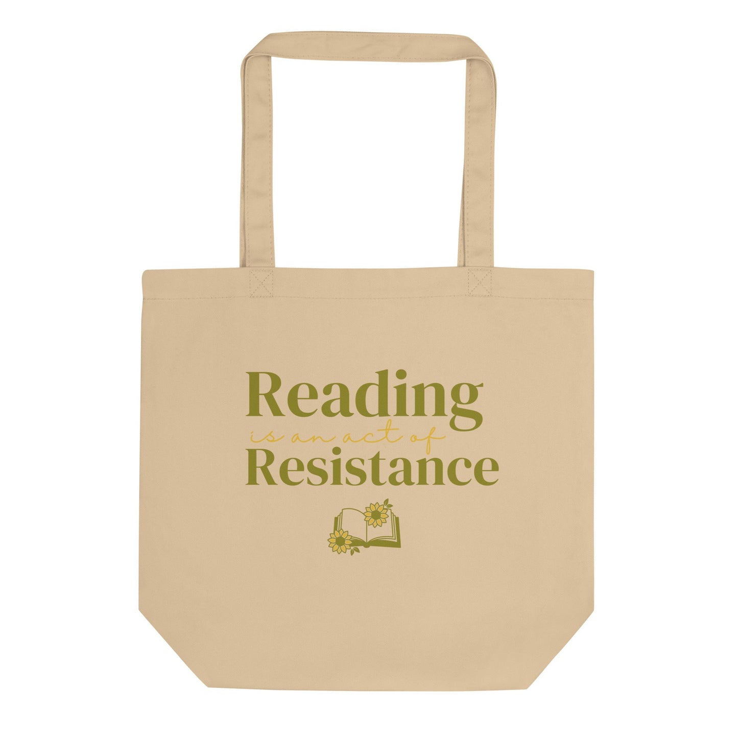 Reading Is an Act of Resistance Organic Tote