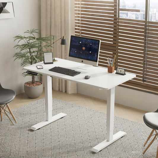 Electric Standing Desk Height Adjustable Desk for Home and Office Computer Table Gaming Desk Modern Luxiury Table 55'   Lift-up Desk