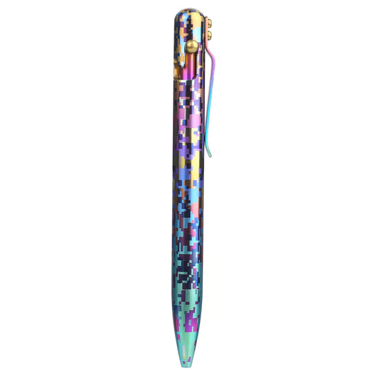 PIXEL BLITZ - TITANIUM - BASTION® BOLT ACTION PEN