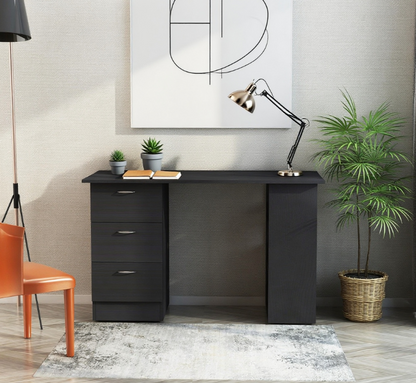 Modern Home Office Computer Desk Bookcase Combo Writing Table Workstation