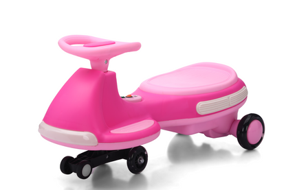 Kids Electric Ride On Car 12V  Electric Wiggle Car , LED Lights , Music,Anti-Rollover for Boys and Girls Ages 3+ Indoor/Outdoor