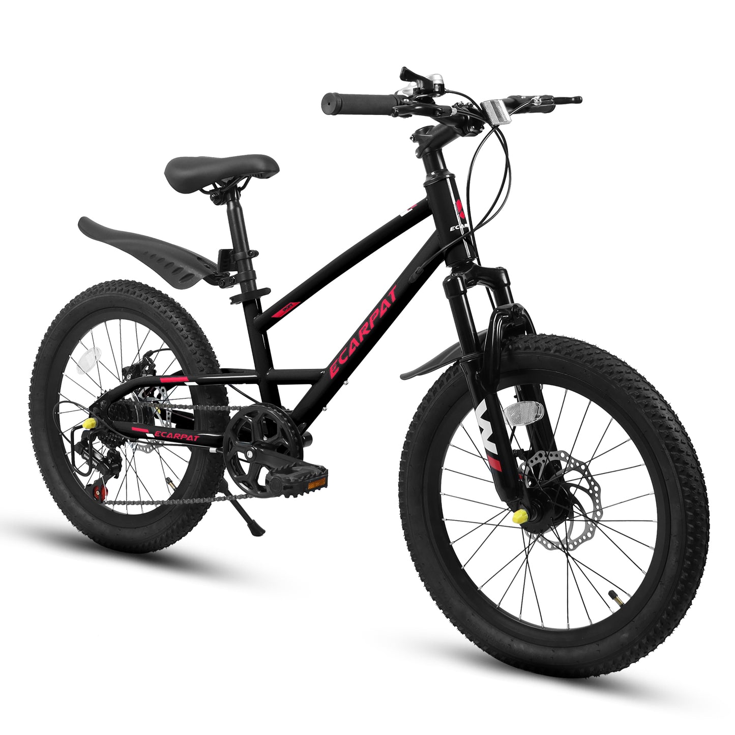 20 inch Mountain Kids Bike for Boys & Girls, Ages 6-12, 7-Speed with Front Suspension