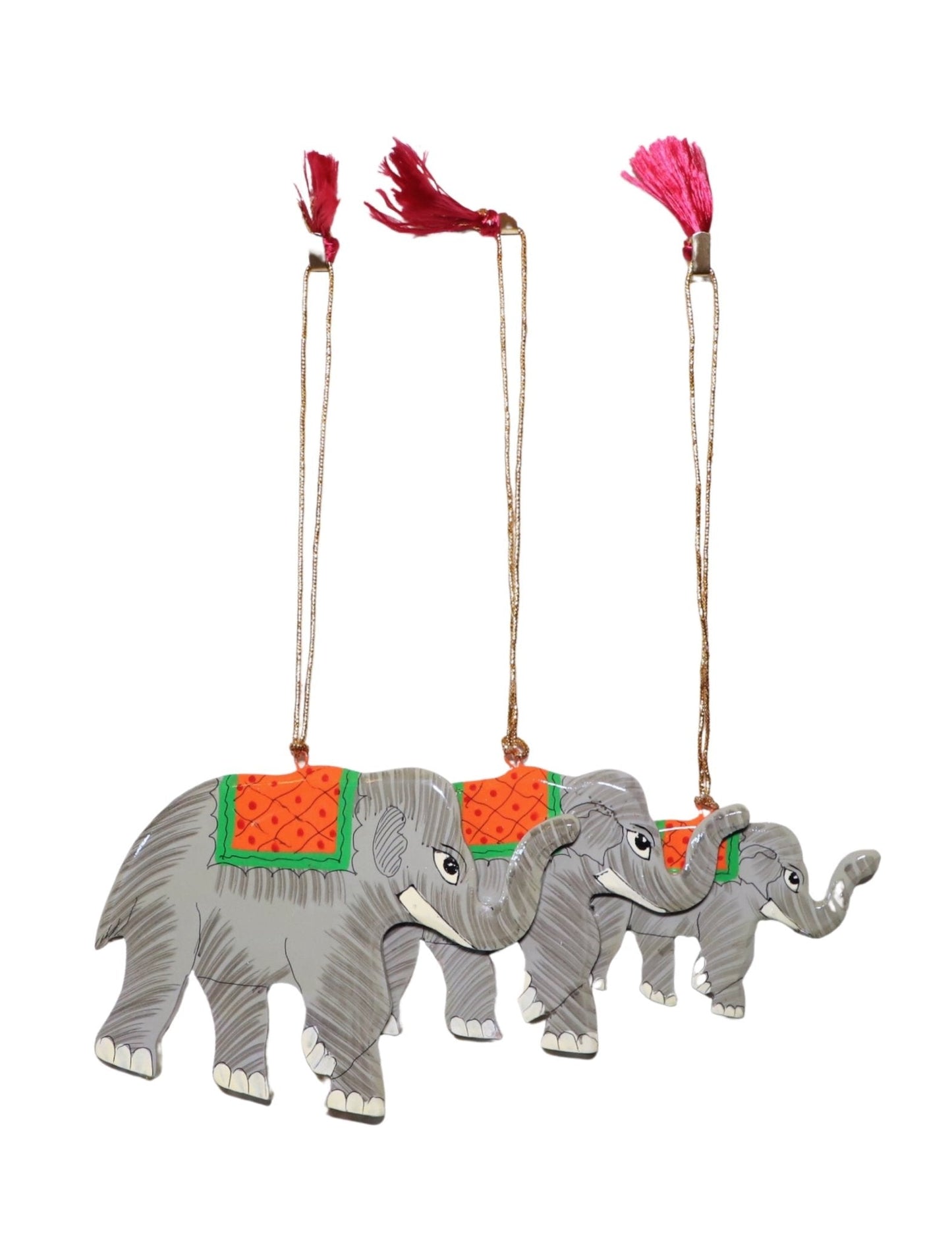 Elephant Ornamanets (Set of 3)