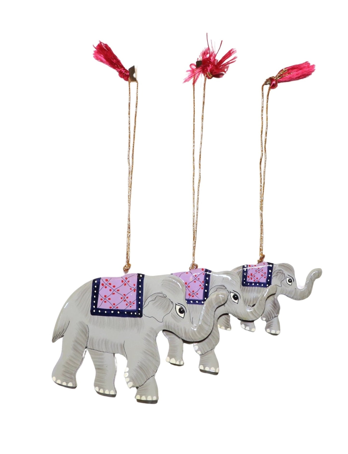 Elephant Ornamanets (Set of 3)