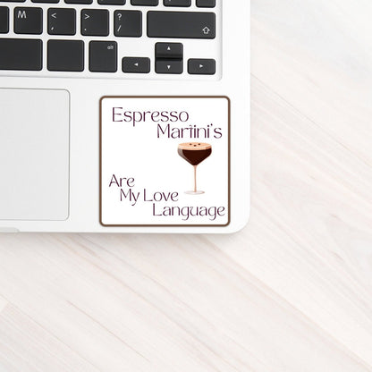 Espresso Martini's Are My Love Language Sticker
