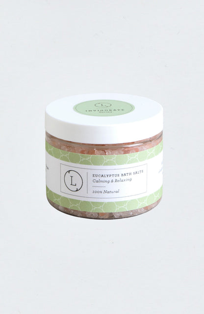 Eucalyptus Bath Salts – Natural Mineral Salt Soak